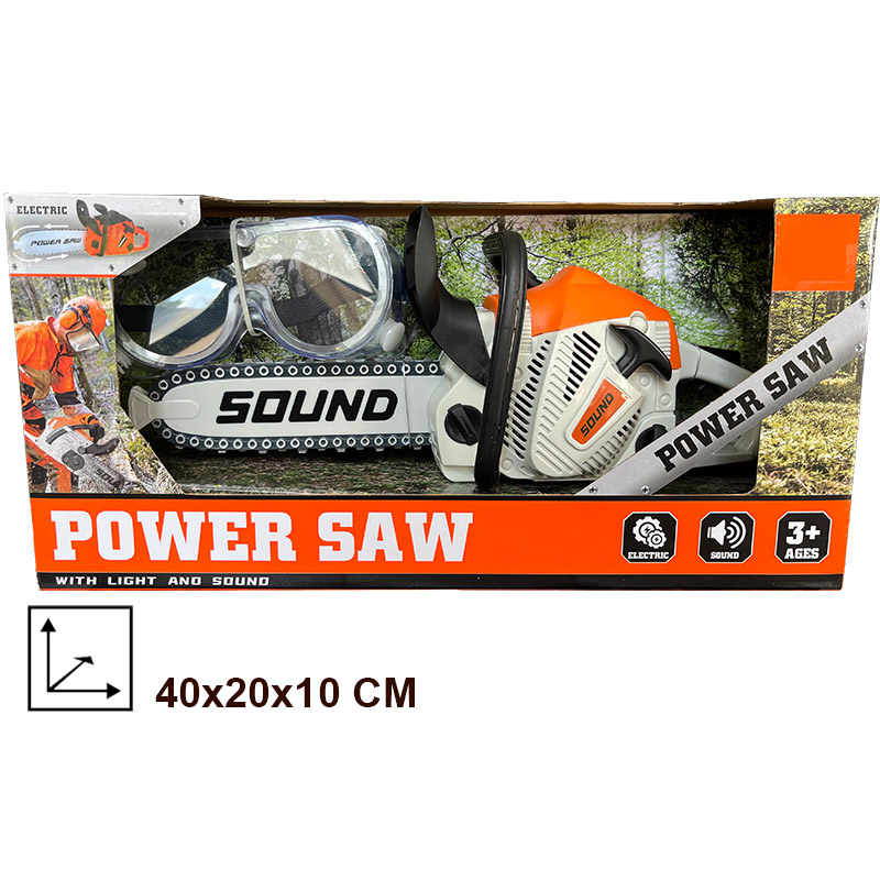 Toy Chainsaw with Goggles Chil - Gardening Tools Kids Set review and price