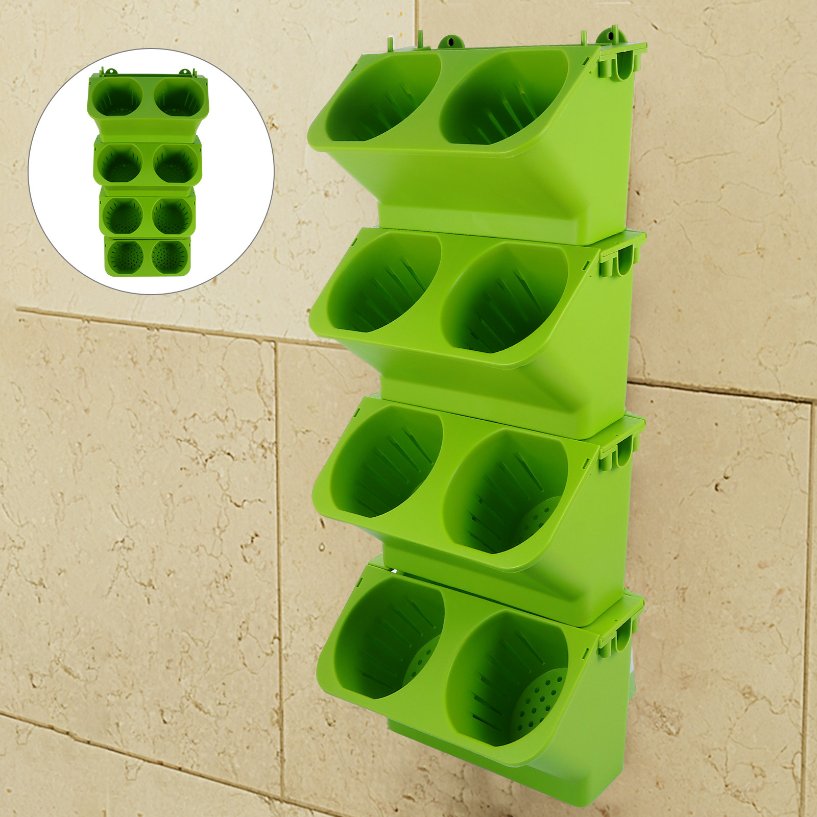 4Pcs Vertical Wall Planter Set - Vertical Wall Planter review and price