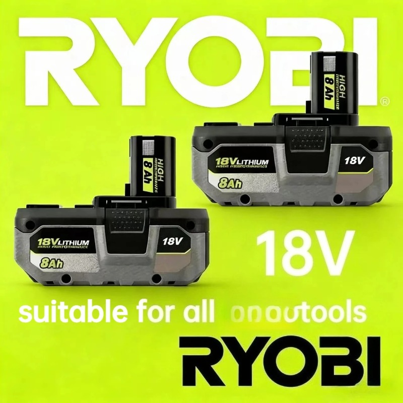 RYOBI 18V Battery 8.0Ah Large‑ - Gardening Tools Ryobi review and price