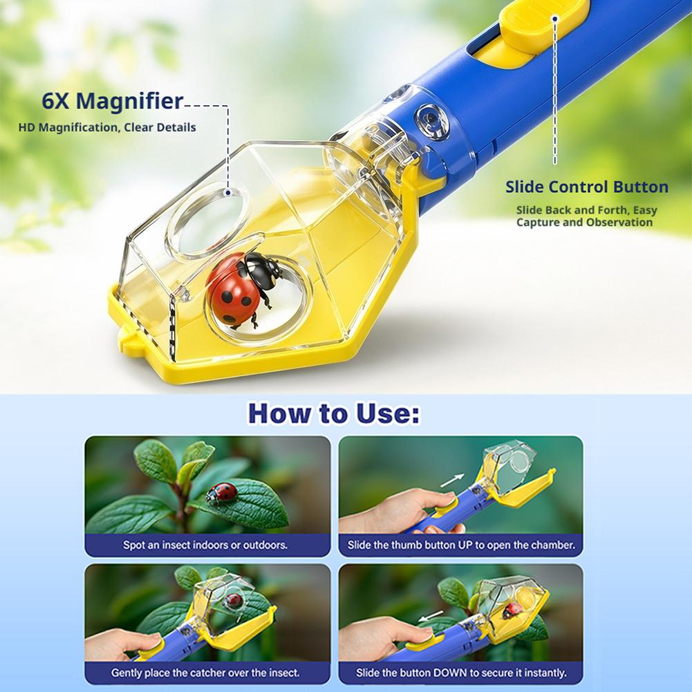 Handheld Insect Catcher Viewer - Gardening Tools Kids Set review and price