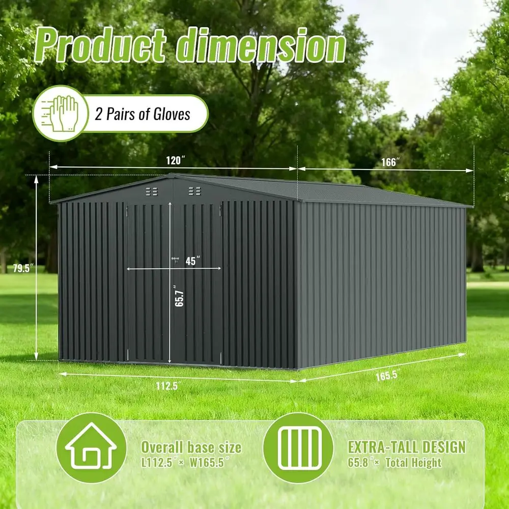 Durable Metal Outdoor Storage  - Gardening Tools And Equipment review and price