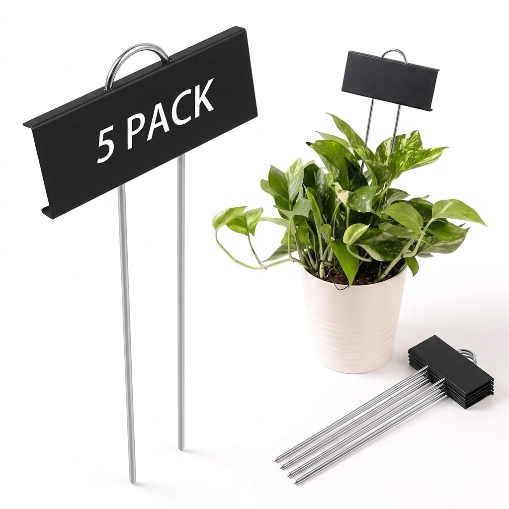 Waterproof 5PCS T Type Metal P - Plant Label Tags review and price