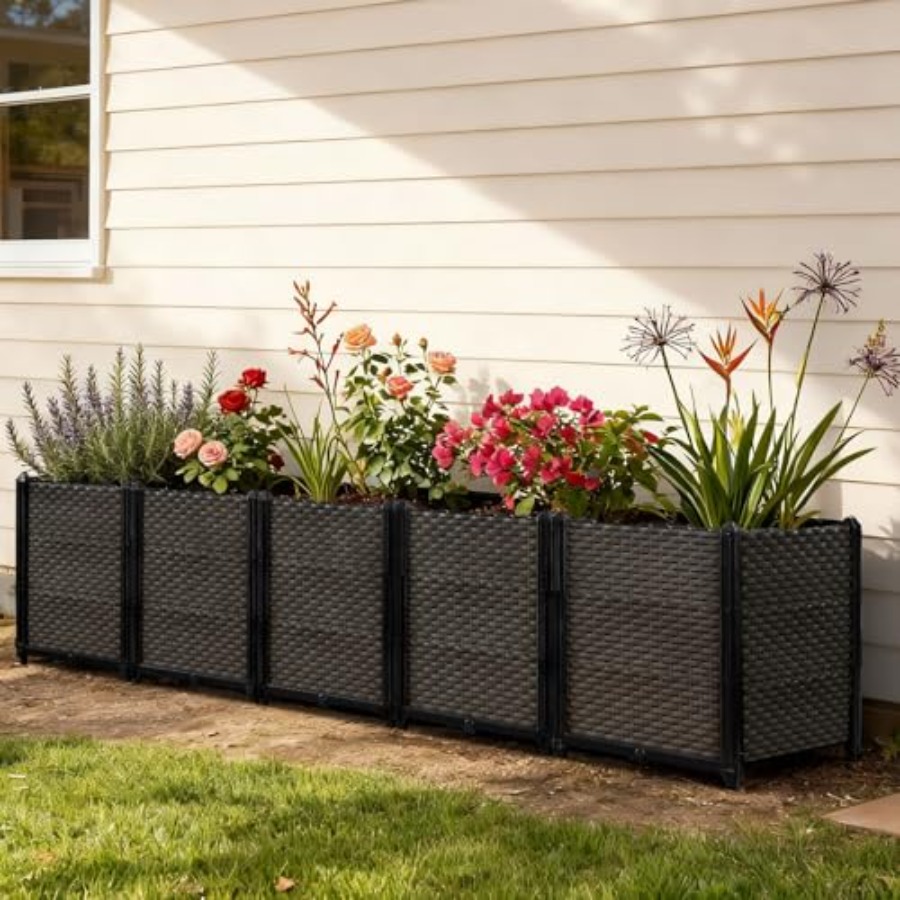 Outdoor self-watering raised p - Self-Watering Planter review and price
