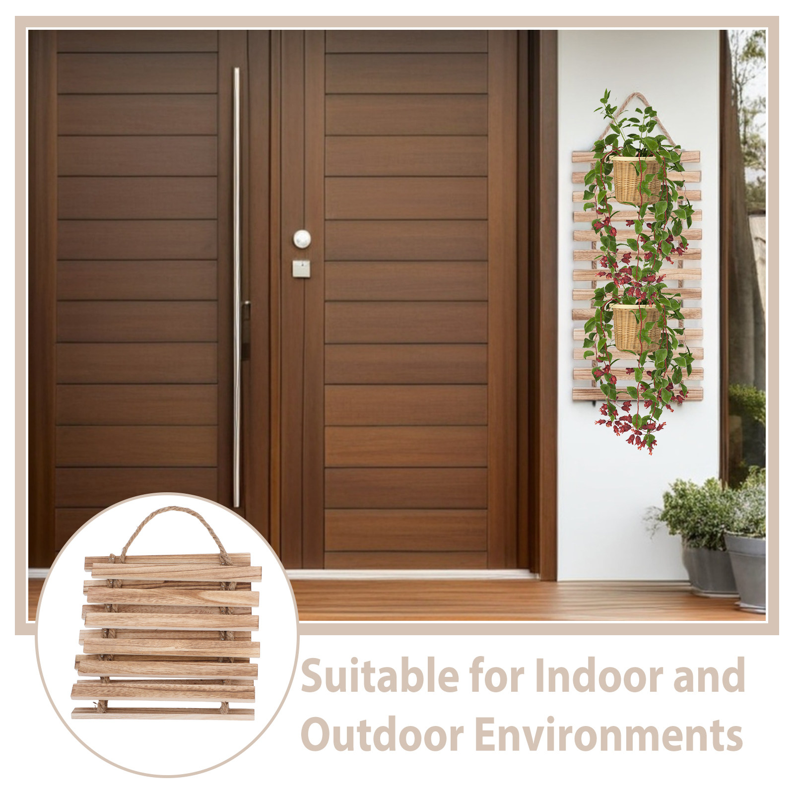 Wall Trellis Solid Wood Flower - Vertical Wall Planter review and price