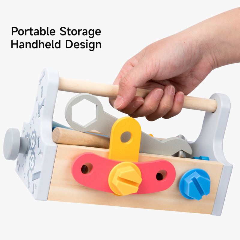 Children Toolbox Wooden Toys D - Gardening Tools Kids Set review and price