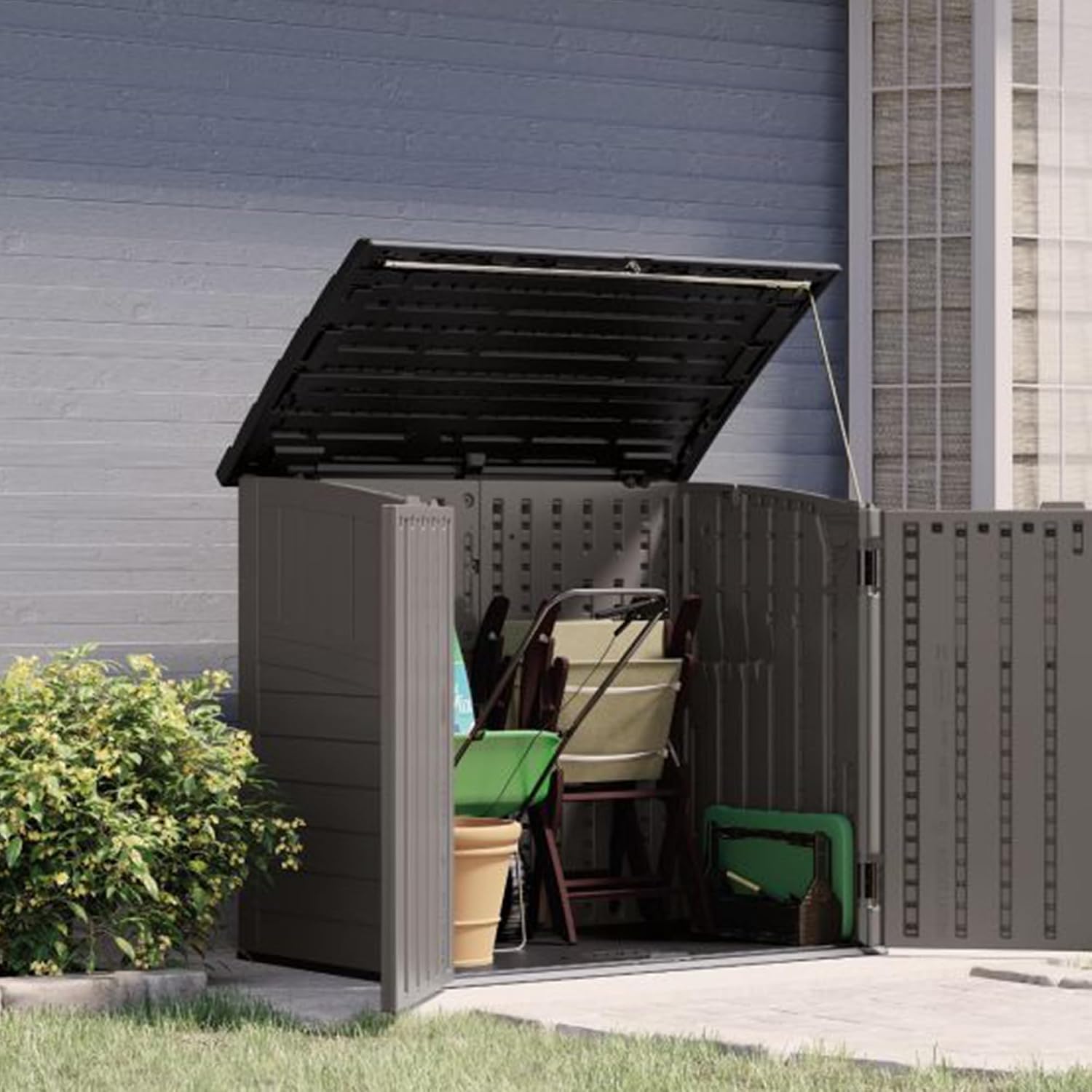 Outdoor Storage Shed For Backy - Gardening Tools And Equipment review and price