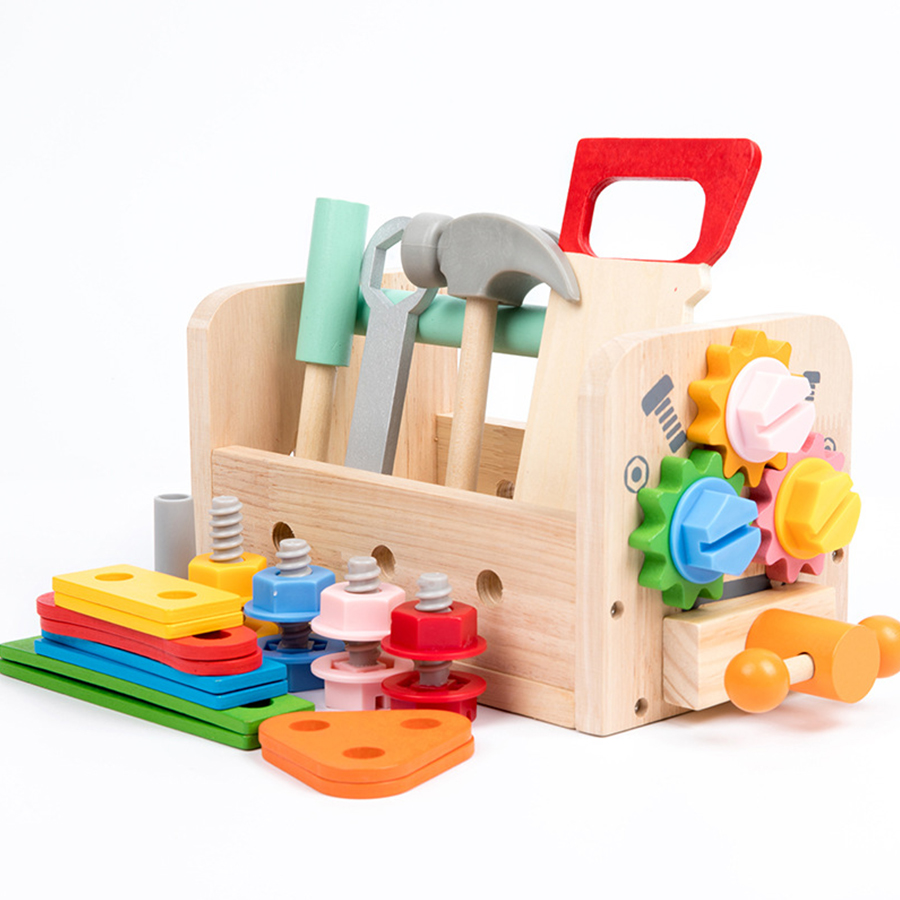 Kids Tool Bench Wooden Set Toy - Gardening Tools Kids Set review and price