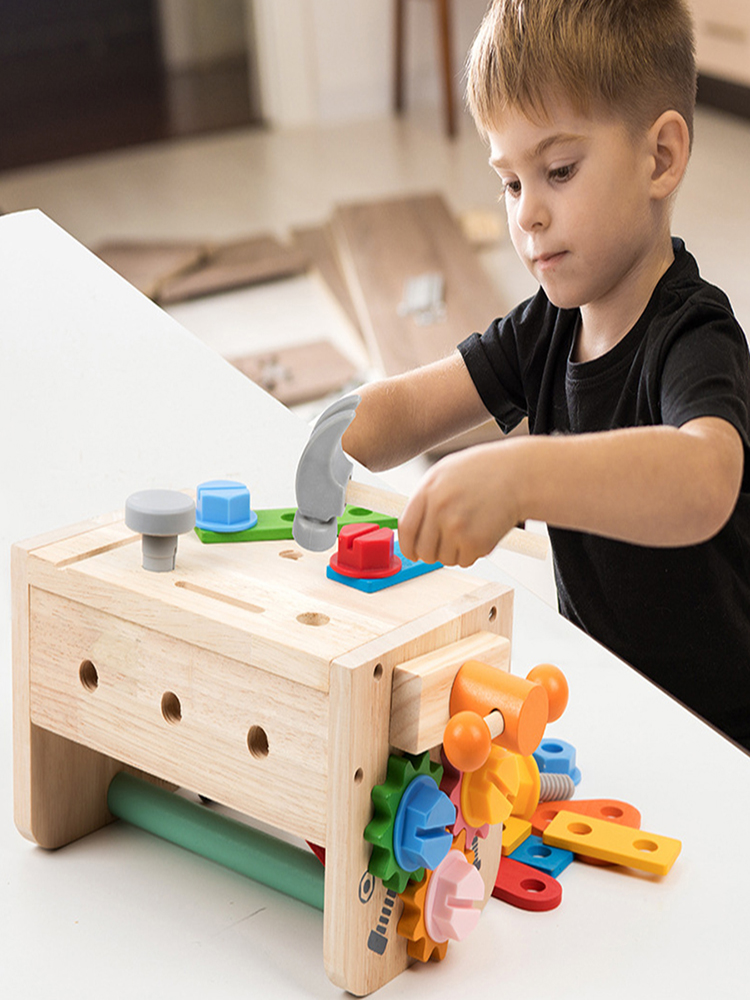 Kids Tool Bench Wooden Set Toy - Gardening Tools Kids Set review and price