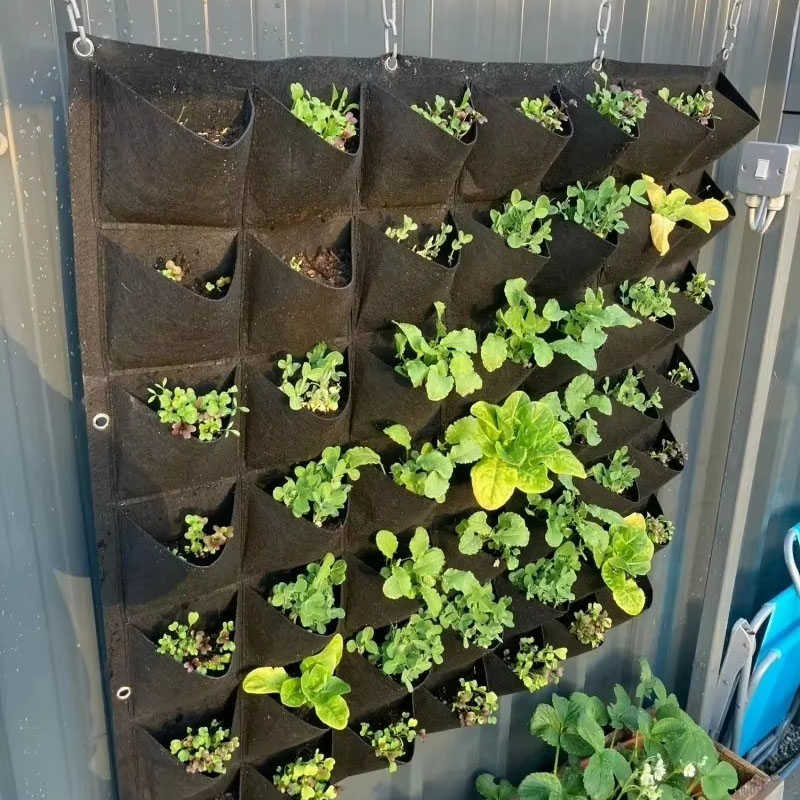 Multi-pocket Green Vertical Ha - Vertical Wall Planter review and price