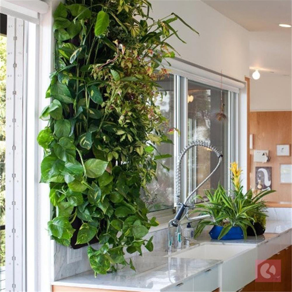 1Pcs Felt Planting Bag Wall Ha - Vertical Wall Planter review and price