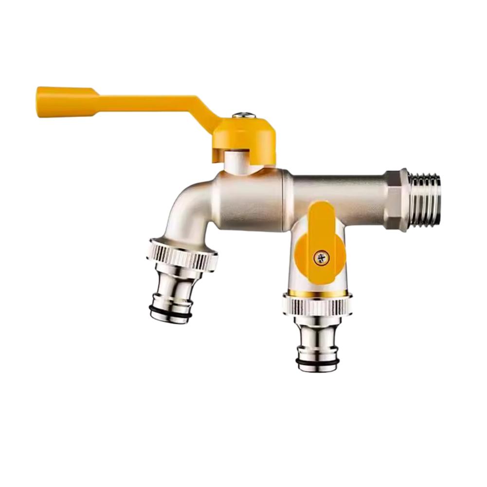 Outdoor Double Water Tap Fauce - Gardening Tools And Equipment review and price