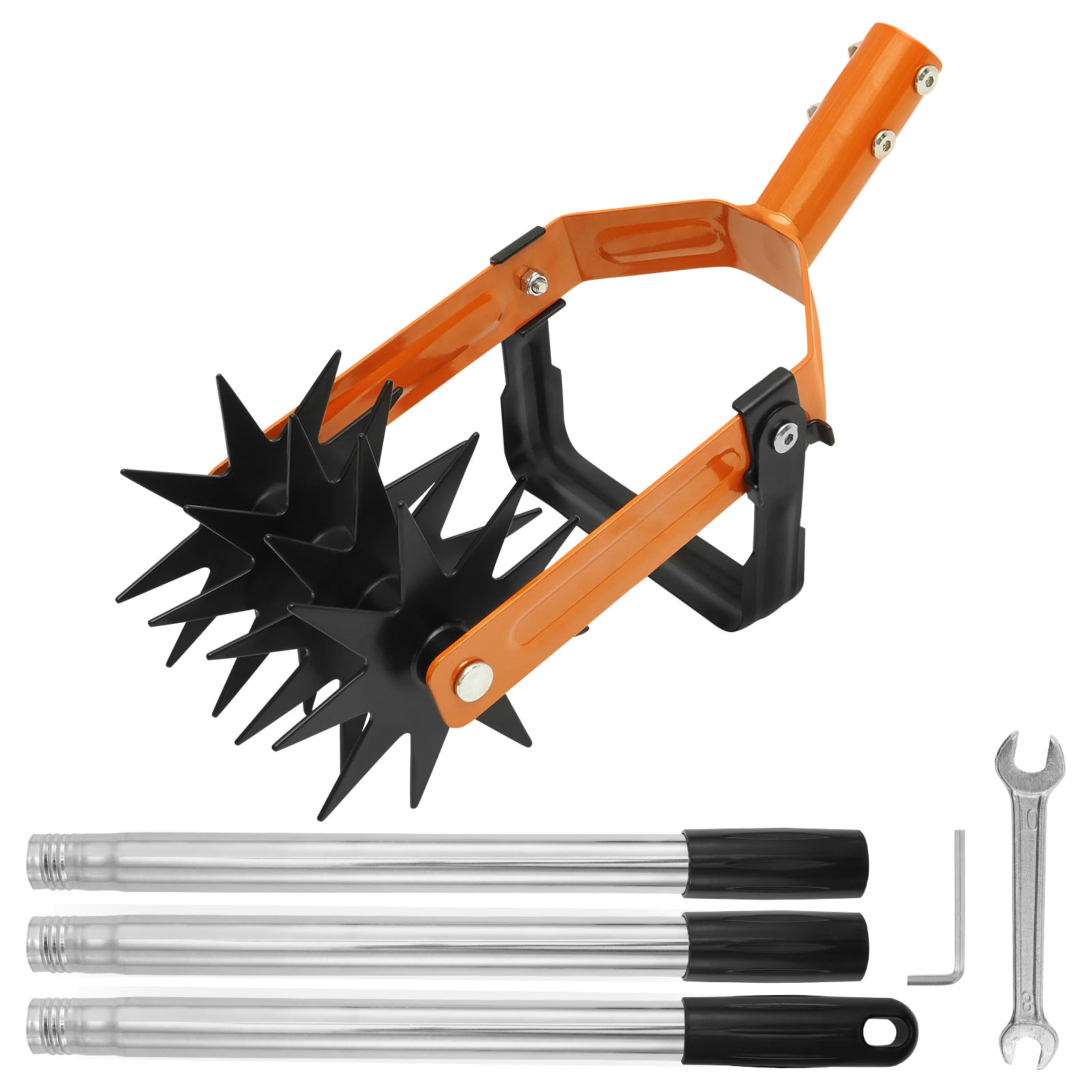 New 2-in-1Tiller Tool Stainles - Gardening Tools Long Handle review and price