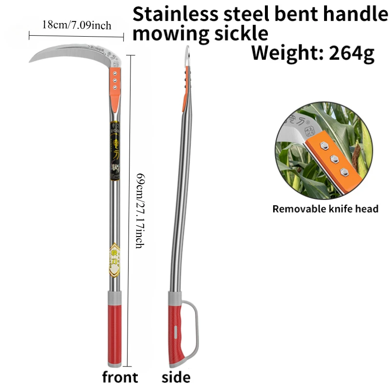 Manual Grass Sickle – Crack We - Gardening Tools Long Handle review and price