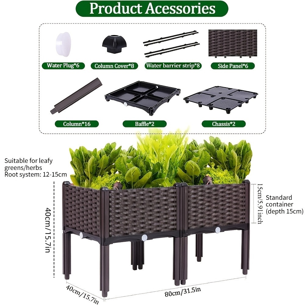 Garden Raised Bed, Elevated Fl - Self-Watering Planter review and price