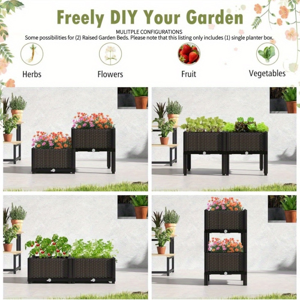 Garden Raised Bed, Elevated Fl - Self-Watering Planter review and price