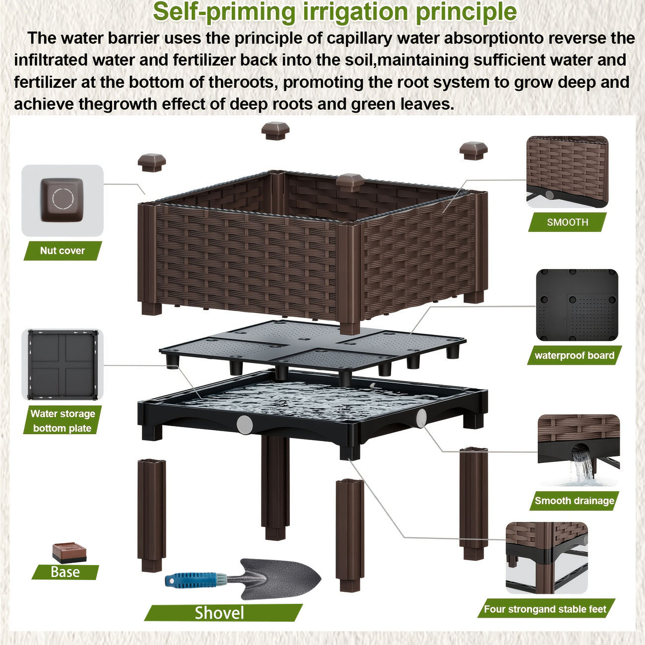 Garden Raised Bed, Elevated Fl - Self-Watering Planter review and price